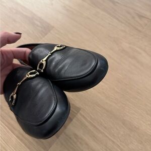 Coach Black Haley Loafers with Horsebit slip on flat heel size 6 Steve Madden